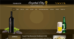 Desktop Screenshot of crystalcityrestaurant.com